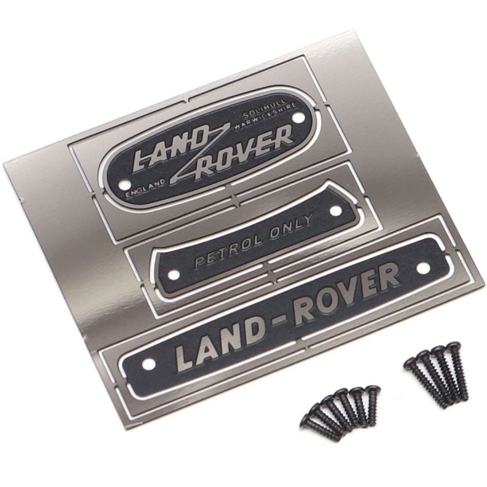 하비몬[#BRX02325] BRX02 Land Rover 109 Emblem Set (Stainless Steel) for Series Land Rover® (Petrol)[상품코드]BOOM RACING