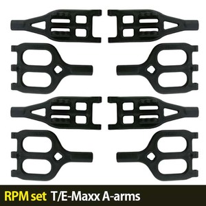 하비몬[RPM세트할인-5%] T/E-Maxx A-arms (Black)[상품코드]-