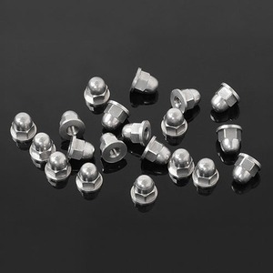 하비몬[#Z-S1723] [20개입｜캡너트] M2.5 Flanged Acorn Nuts (Silver)[상품코드]RC4WD
