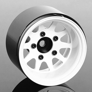 하비몬[#Z-W0284] [4개입] Deep Dish Wagon 1.55&quot; Stamped Steel Beadlock Wheels (White)[상품코드]RC4WD