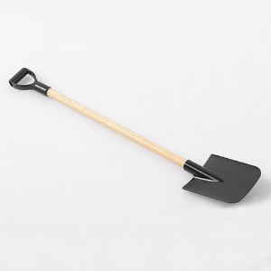 하비몬[#Z-S1740] [미니어처: 삽] Scale Garage Series 1/10 Wooden Handle Boulder Flat Shovel w/D-Grip (길이 14cm)[상품코드]RC4WD