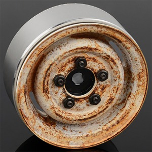 하비몬[#Z-W0043] [4개입] Landies Vintage Stamped Steel 1.55&quot; Beadlock Wheels (Rust)[상품코드]RC4WD