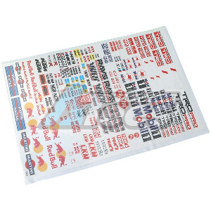 하비몬[#TC/TC910] 1/10 TRD Decal Sticker (비닐 데칼: 레드불/마티니/니스모/모빌1/TRD/NGK/HKS/BILSTEIN｜크기 210 x 297mm)[상품코드]TEAM C