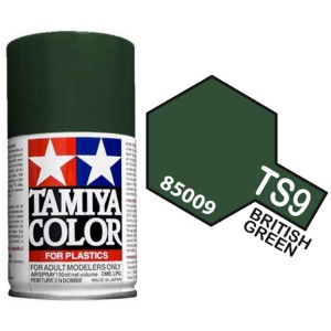 하비몬[#TA85009] TS-9 British Green (타미야 캔 스프레이 도료 TS9)[상품코드]TAMIYA